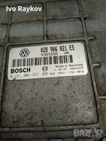 компютър VW VOLKSWAGEN SHARAN 1.9 TDI, 028906021ES, 028 906 021 ES, BOSCH, 0281001531, снимка 4 - Части - 54884649