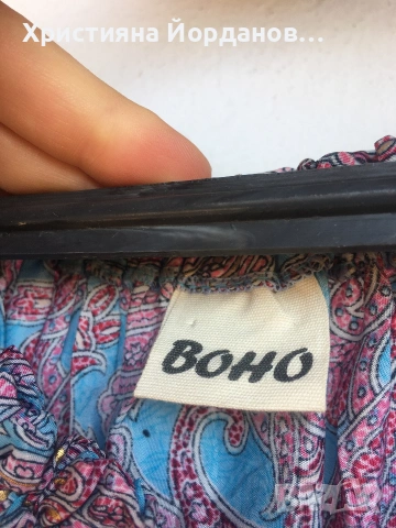 Лятна копринена рокля бохо стил, снимка 9 - Рокли - 54326277