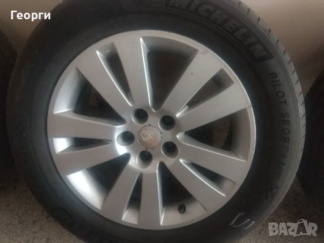 Джанти с гуми оригинални за Subaru Tribeca/Outback 18х8JJ OFF55,, снимка 4 - Гуми и джанти - 55570028
