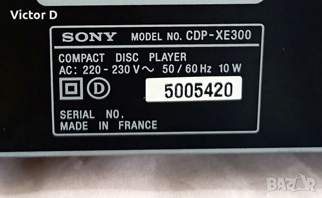 SONY CDP-XE300 - CD-Player , снимка 11 - MP3 и MP4 плеъри - 55301194