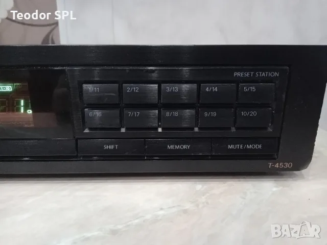 Onkyo T-4530 fm tuner radio , снимка 6 - Радиокасетофони, транзистори - 55678233