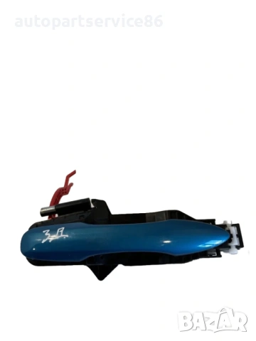 Външна дръжка задна дясна синя за Toyota Prius 1.8 Hybrid (2018)