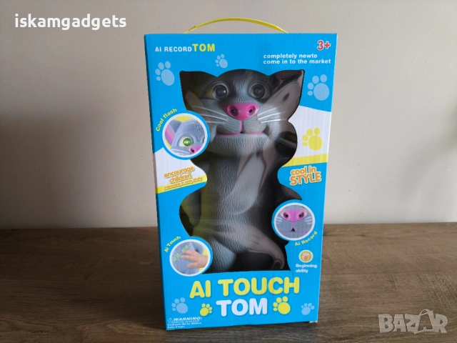 Интерактивна кукла говорещия котарак Том - My Talking Tom, снимка 2 - Други - 54278291