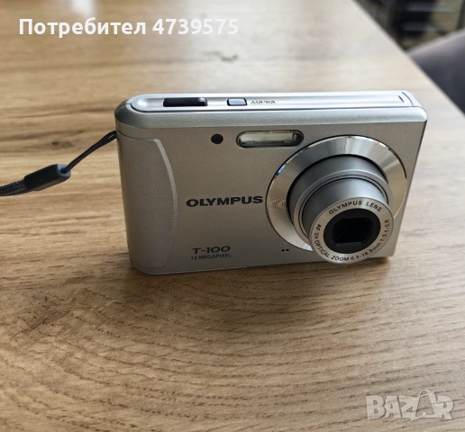 Цифров фотоапарат OLYMPUS T-100 + калъф, снимка 4 - Фотоапарати - 54881907