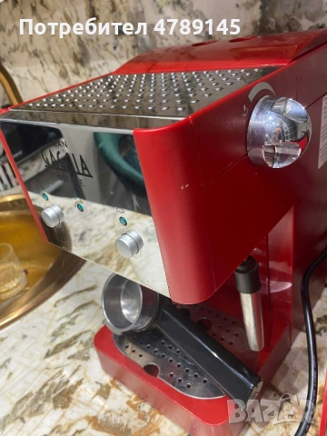 Gaccia Gran Deluxe Red, снимка 2 - Кафемашини - 54215068