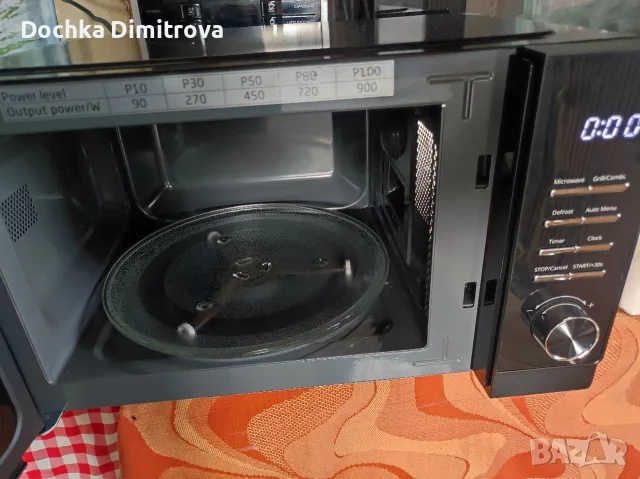 Микровълнова фурна с грил , снимка 2 - Микровълнови - 55597207
