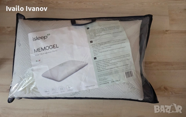 Възлгавница от мемори пяна и гел iSleep MemoGel