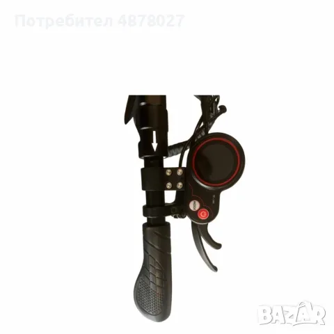 Супер бързият електрически  сгъваем скутер в черно с червено, снимка 7 - Скейтборд, ховърборд, уейвборд - 55670649
