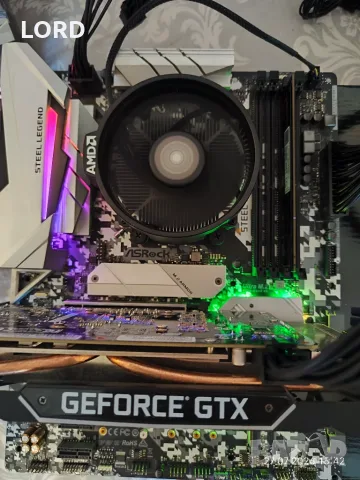 Комплект Ryzen 7 5800X3D + ASRock B450 Steel Legend, снимка 4 - Процесори - 55433358