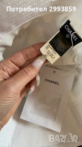 шапка ШАНЕЛ*Chanel bucket hat cotton, снимка 3 - Шапки - 54954386