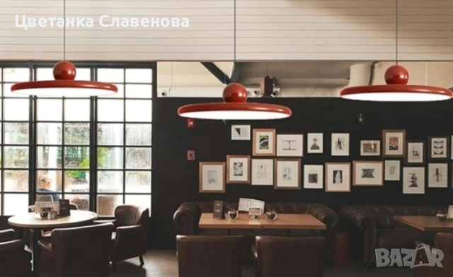 Висяща лампа  36W LED димируема регулируема височина, акрилно и метално таванно осветително тяло , снимка 5 - Друга електроника - 54354830