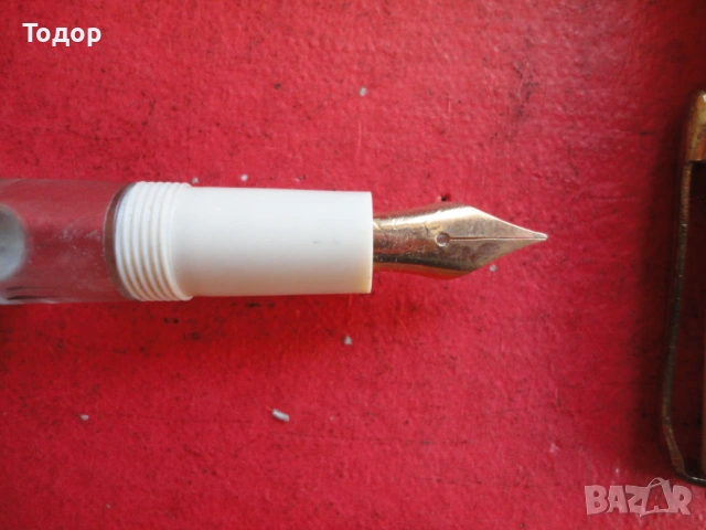 Страхотна старинна писалка в кутия , снимка 4 - Антикварни и старинни предмети - 54098035