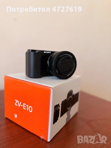 Продавам Sony ZV-E10 с оригиналния китов обектив 16-50mm., снимка 3 - Камери - 55100063