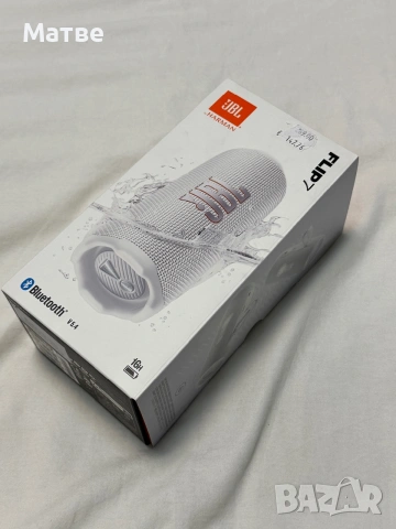 JBL flip 7 в бял цвят с гаранция , снимка 3 - Тонколони - 55010668