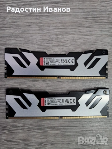 Чисто нова памет: Kingston Fury Renegade 64GB (2x32GB) DDR5 6000MT/s, снимка 7 - RAM памет - 54382630