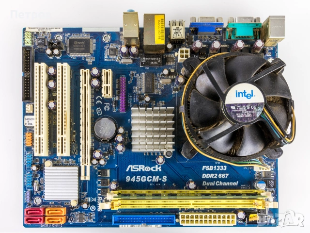 Дъннa платкa asrock 945gcm-s , и 3 гб рам, снимка 2 - Дънни платки - 43135211