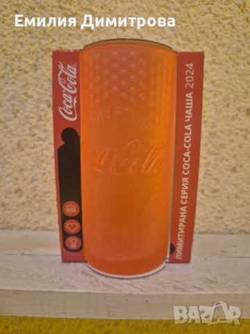 Чаша Кока Кола (Coca Cola), цвят розов 2024
