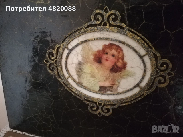 Кутия за бижута дървена ръчна декорация с релеф, снимка 7 - Други - 54495146