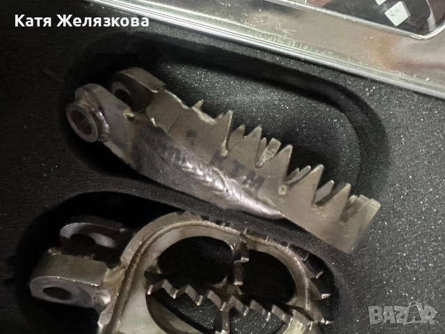 Титаниеви стъпенки педали за мотор, снимка 3 - Аксесоари и консумативи - 54556670
