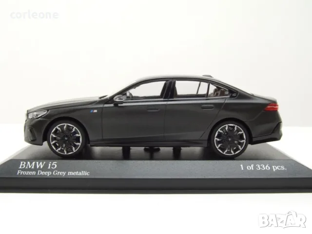 BMW I5 2023 - мащаб 1:43 на Minichamps моделът е нов в PVC дисплей-кейс, снимка 4 - Колекции - 55431088