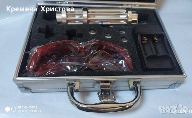 Мощен акумулаторен лазер YX-017, снимка 2 - Друга електроника - 54873776
