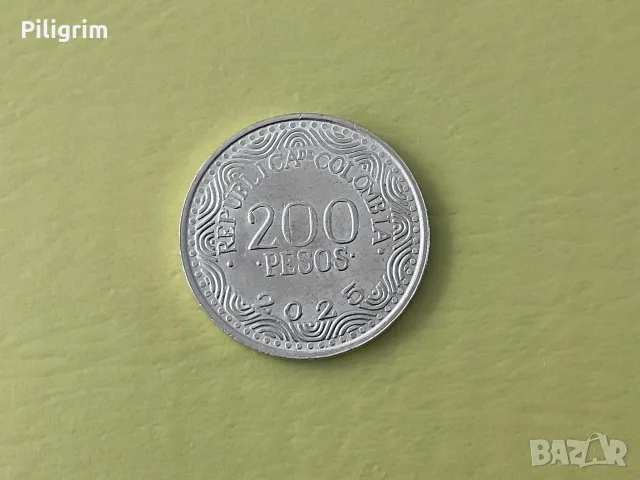 Колумбия 200 песос 2025 г., снимка 2 - Нумизматика и бонистика - 55621855