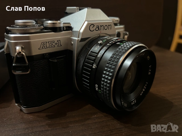 Аналогов фотоапарат Canon AE-1, снимка 7 - Фотоапарати - 54812727