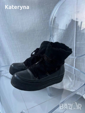 кожени ботуши, снимка 2 - Дамски ботуши - 54312242