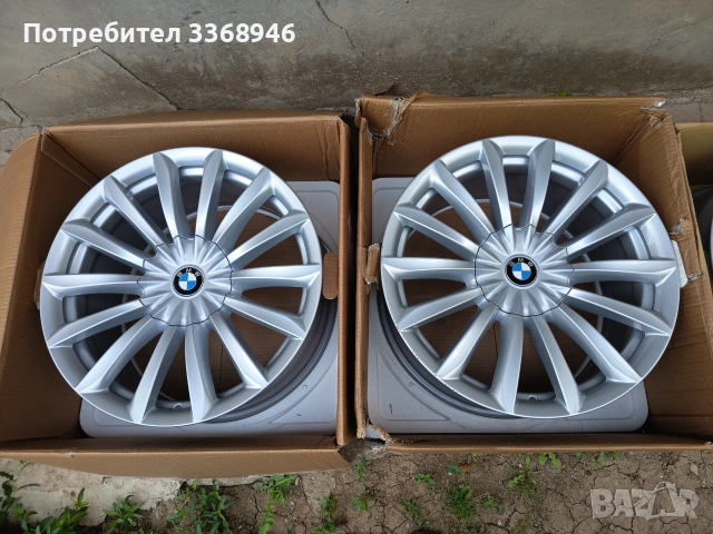 ОРИГИНАЛНИ ДЖАНТИ БМВ 19" 5Х112 BMW 5x112 спорт пакет, снимка 5 - Гуми и джанти - 55252562