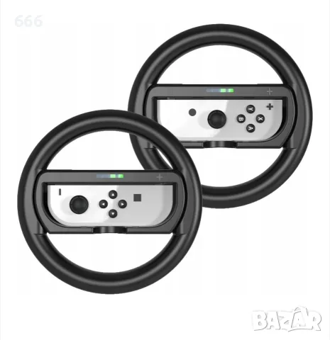 Комплект 2 волана за Nintendo Switch, Jys, Черни