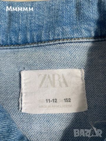 Дънково яке Zara XS, снимка 5 - Якета - 54354532