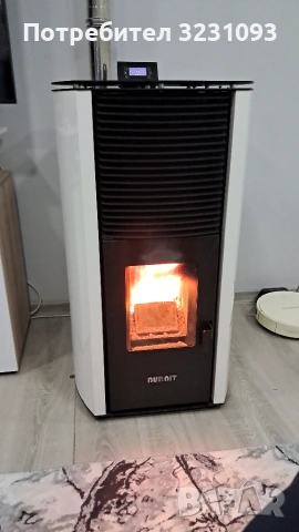 Продавам пелетна камина с водна риза burnit 18kw, снимка 5 - Камини - 55256604