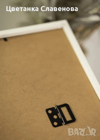 Рамки за снимки и картини , 3 броя 50 см х 70 см, модерни, за стена и бюро, дървена рамка, бяло, снимка 4 - Картини - 54184604