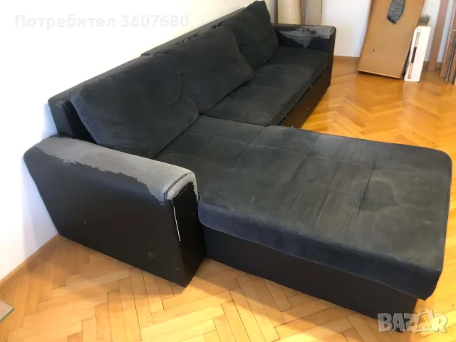 Ъглов ,разтегателен диван, снимка 3 - Дивани и мека мебел - 55425010