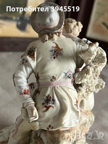 Антикварна фигура Volksted 1894г., снимка 11 - Антикварни и старинни предмети - 55092814