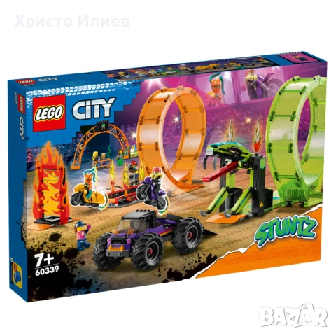 LEGO City Арена за каскади с два лупинга 60339 Лего, снимка 15 - Конструктори - 54695868