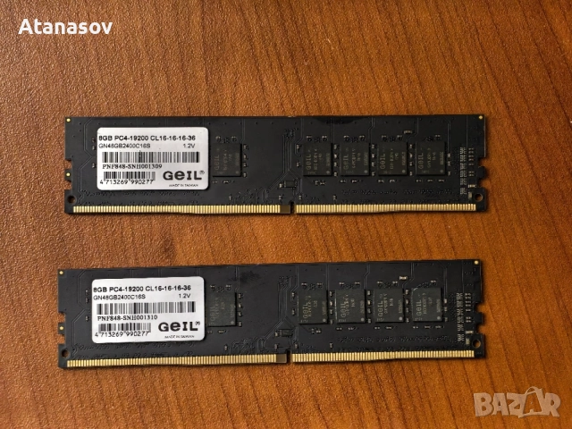 16 gb ddr4 2400 mhz, снимка 2 - RAM памет - 55480196