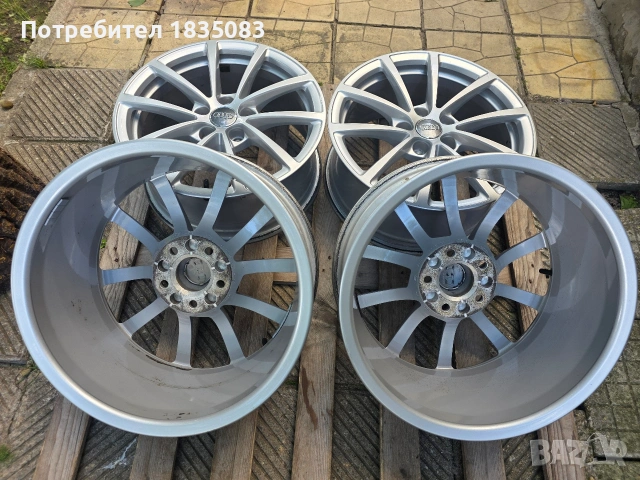 Лети джанти 17ки 5х112 Audi, снимка 9 - Гуми и джанти - 55063660