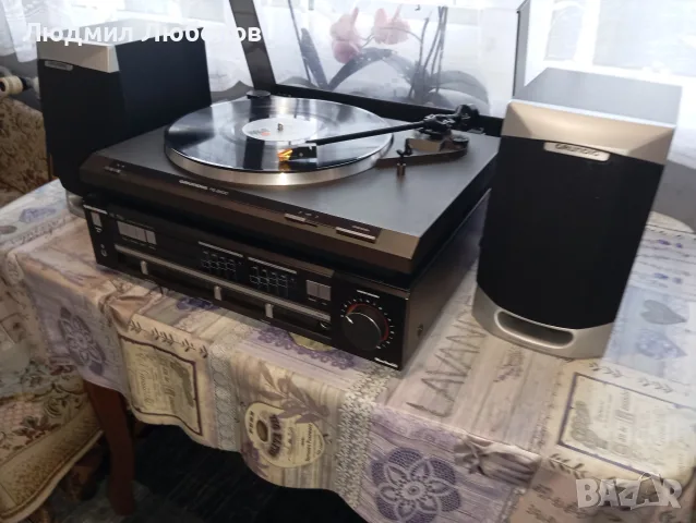 Комплект Grundig Грамофон PS2600,усилвател VE750 и колони UMS12, снимка 2 - Грамофони - 55417035