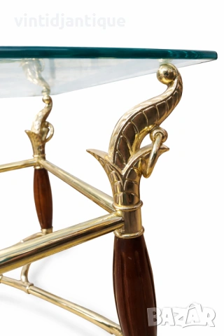 Винтидж холна маса в стил Hollywood Regency, снимка 5 - Маси - 54063420