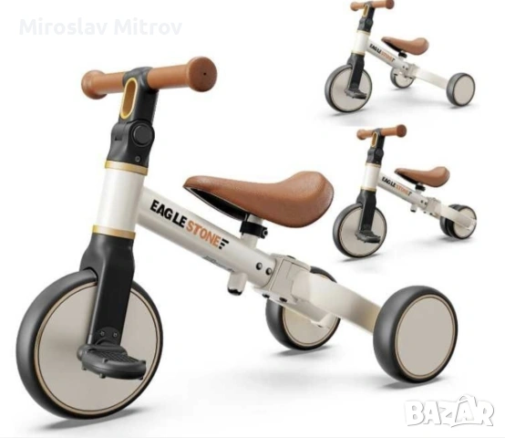 Детска триколка 3 в 1 EagleStone (1–4 г.)