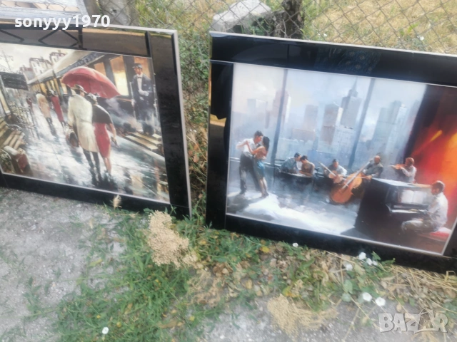 OIL EFFECT PRINT 95X75СМ КАРTИНИ 2БР ВНОС ENGLAND 0107261028L4, снимка 4 - Други ценни предмети - 55111993