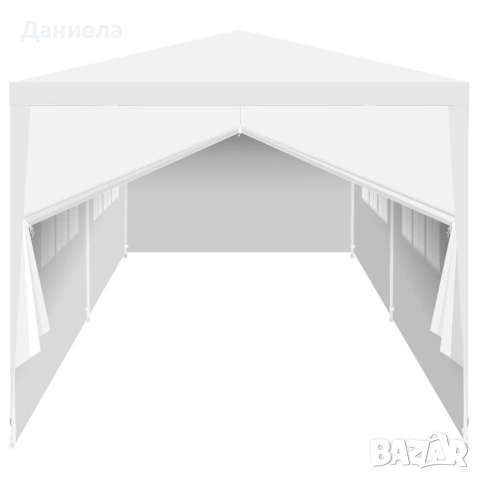 Градинска шатра 3x6 м водоустойчива - Парти палатка с 6 странични панела, прозорци и UV защита, снимка 9 - Градински мебели, декорация  - 54750349