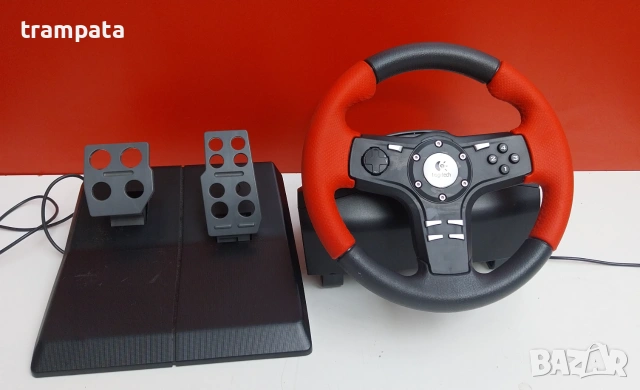 НАЙ ДОБРАТА ОФЕРТА Волан с педали Logitech Formula Force EX, снимка 2 - Аксесоари - 54979590
