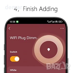 Смарт димер контакт WiFi, Tuya Smart Life, Alexa, Google Home, за LED и халогенни лампи, снимка 8 - Лед осветление - 54923419