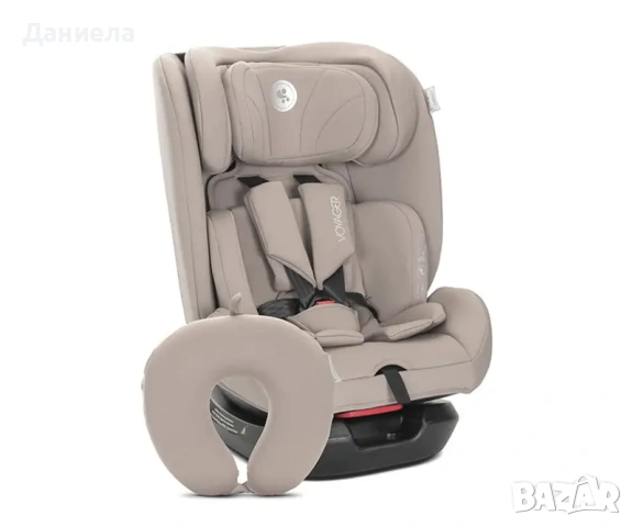 Lorelli Стол за кола Voyager beige i-Size 40-150 см+възглавница за път