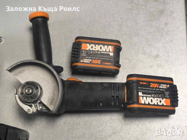 Акумулаторен ъглошлайф Worx WX800, снимка 4 - Ъглошлайфи - 54636743