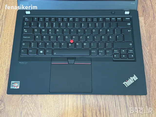 14' Touch Full HD Ryzen 5 PRO 5650u Lenovo ThinkPad P14s Gen 2 32GB DDR4/256GB NVMe/Radeon Pro 4GB, снимка 8 - Лаптопи за работа - 55583650