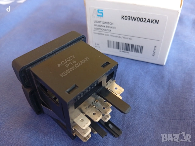 Ключ главни светлини за VW Passat B3, Transporter T4 и Polo MK2 face, снимка 3 - Части - 54957073