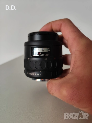 Автофокусен обектив Pentax SMC 35-80mm (Pentax K), снимка 7 - Обективи и филтри - 54374939